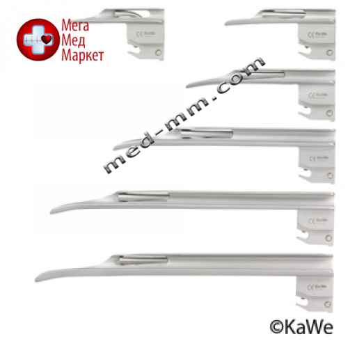 Ларингоскоп Cтандарт Миллер F.O. клинок KaWe